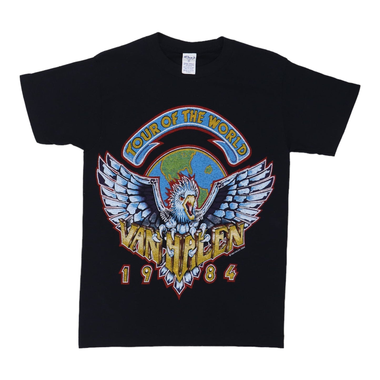1984 Van Halen Tour Of The World Shirt Style003