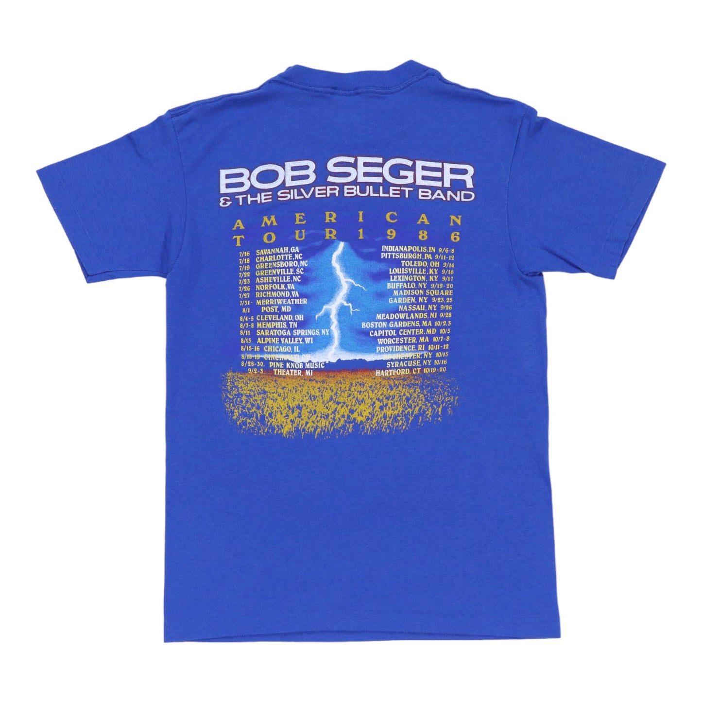 1986 Bob Seger American Storm Tour Shirt Style003