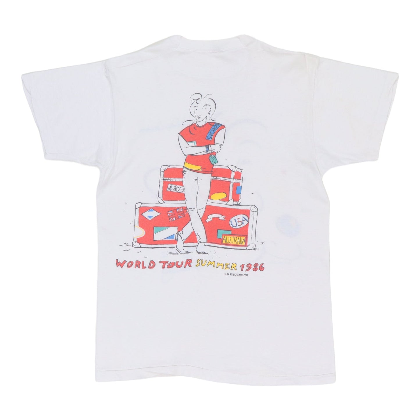 1986 Julian Lennon The Secret Value Of Day Dreaming World Tour Shirt Style001