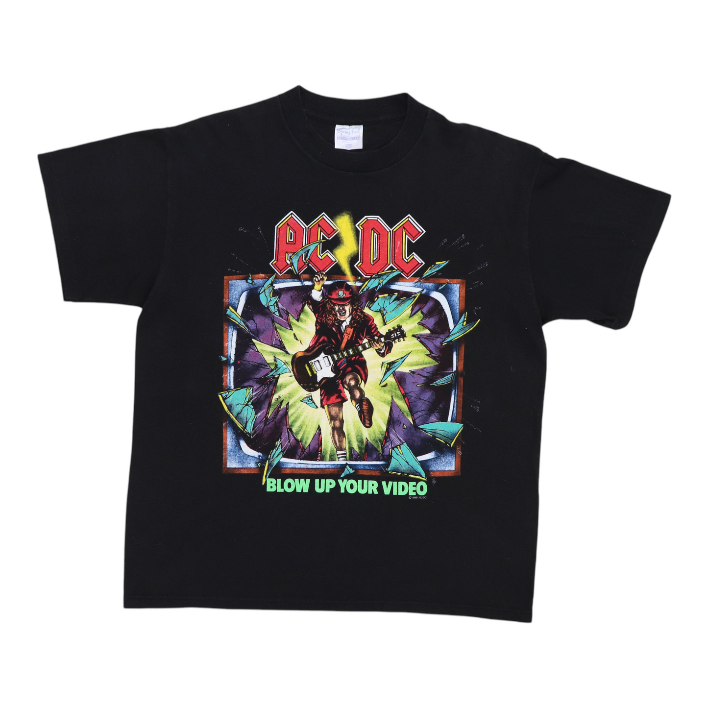 1988 ACDC Blow Up Your Video World Tour Shirt Style001