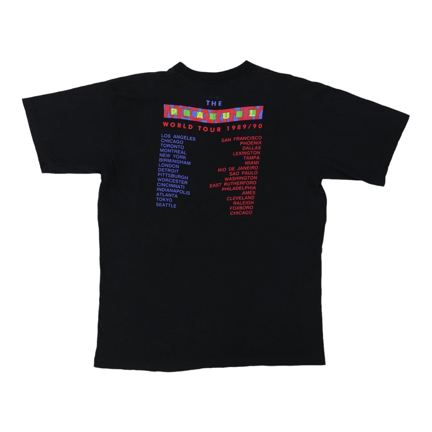 1989 Paul McCartney World Tour Shirt Style011