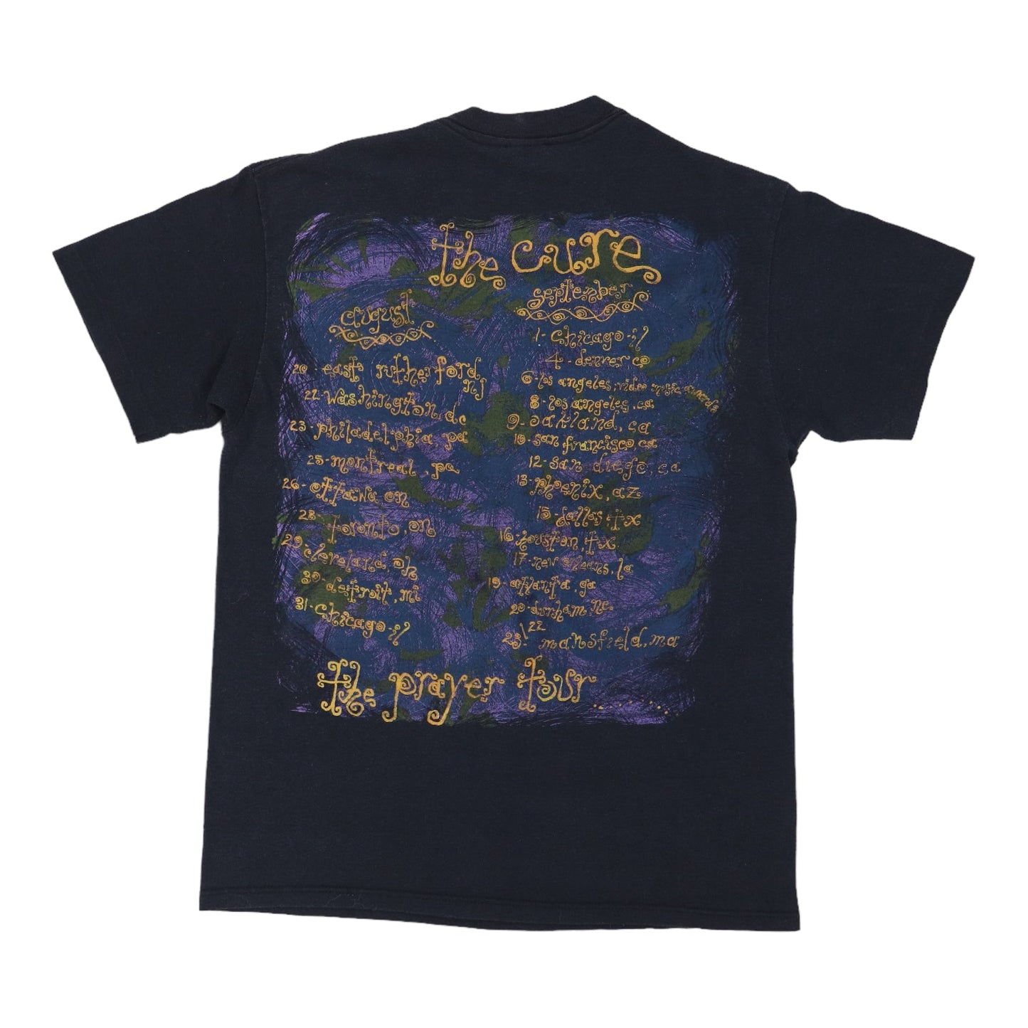 1989 The Cure The Prayer Tour Shirt Style002