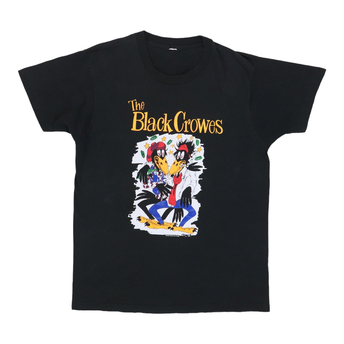 1990 Black Crowes Shake Your Money Maker Tour Shirt Style001