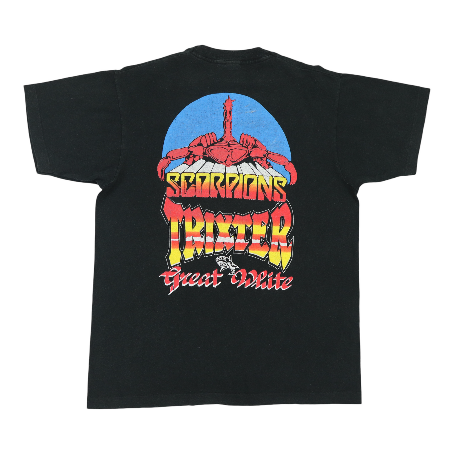 1990 Scorpions Crazy World Tour Shirt Style001