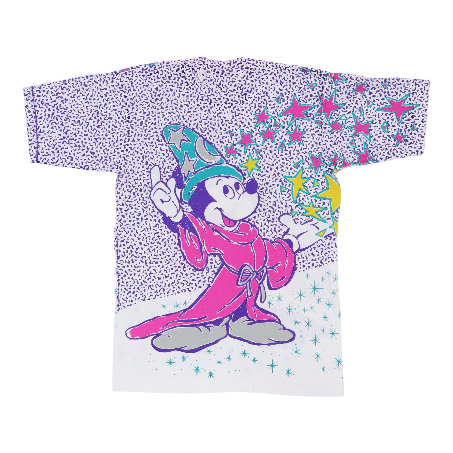 1990s Mickey Mouse Fantasia All Over Print Shirt Style001