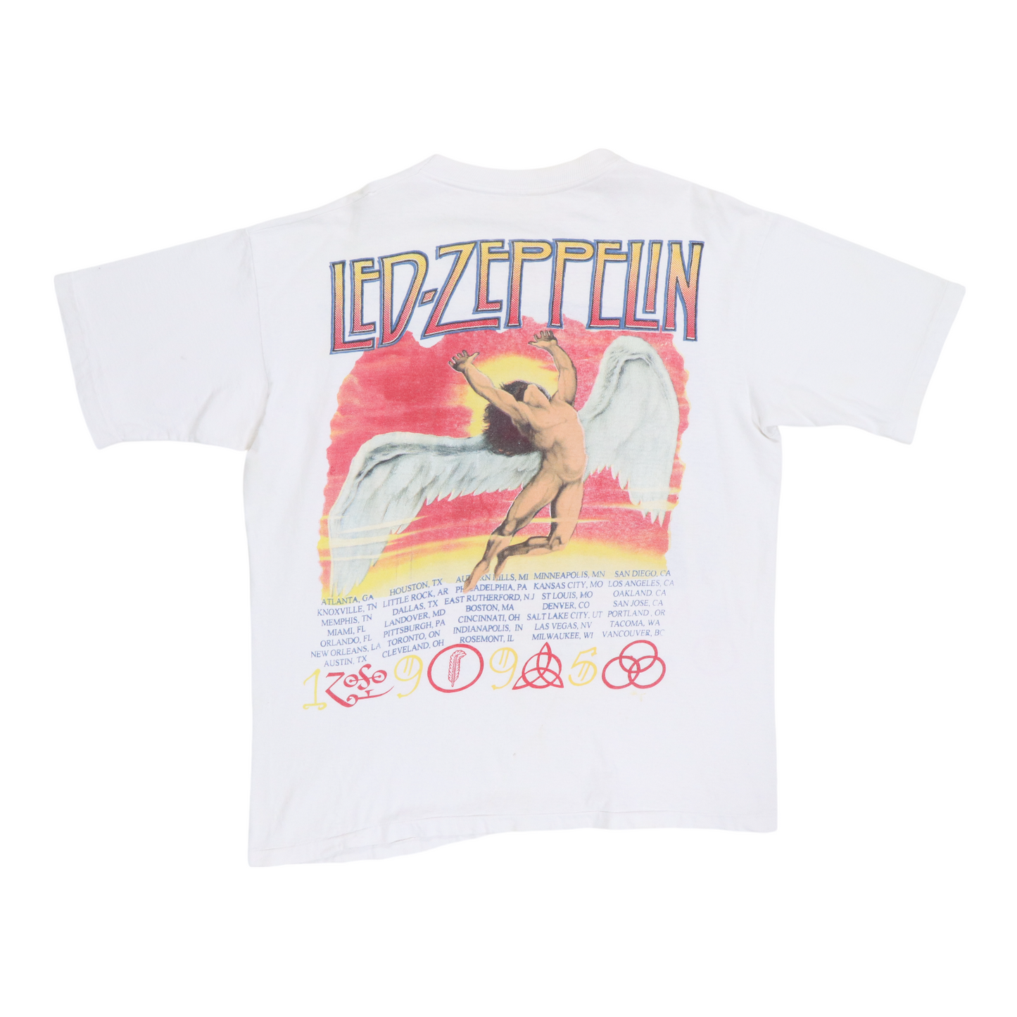 1995 Jimmy Page Robert Plant No Quarter World Tour Shirt Style003