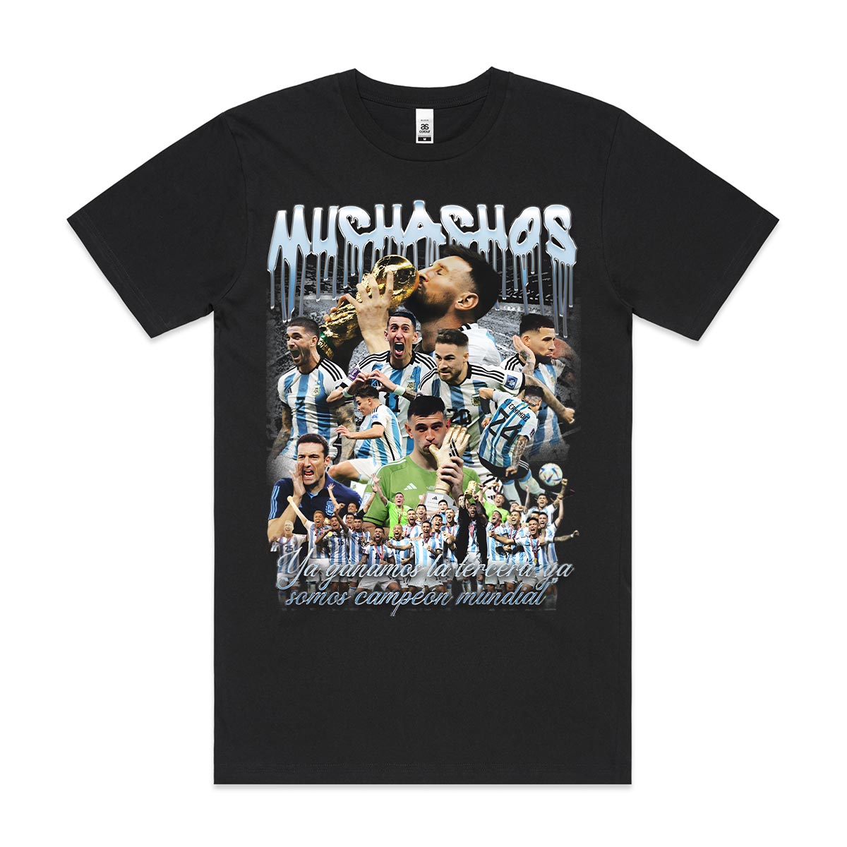 Argentina Football T-Shirt Sport Athlete Family Tee World Cup