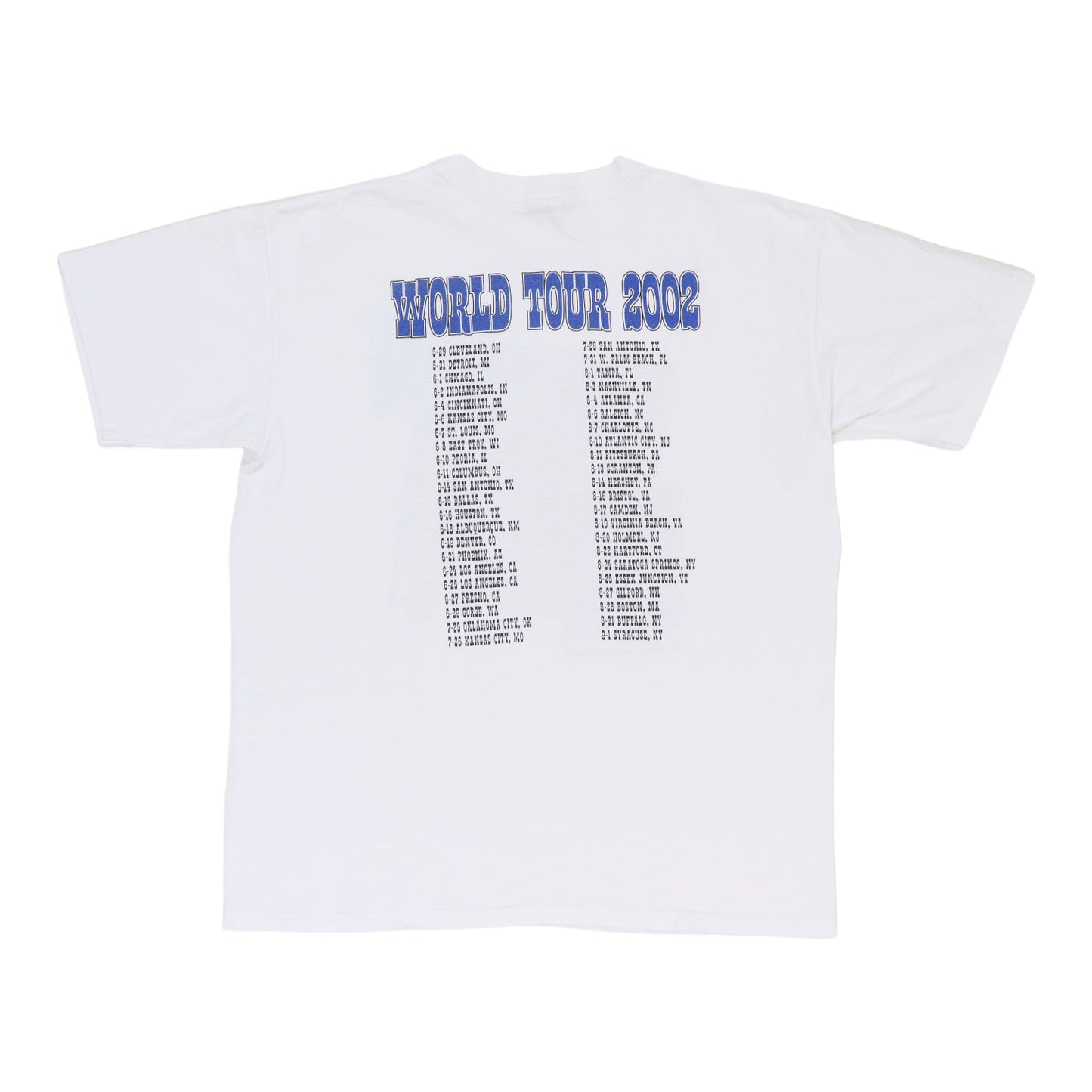 2002 David Lee Roth World Tour Shirt Style002