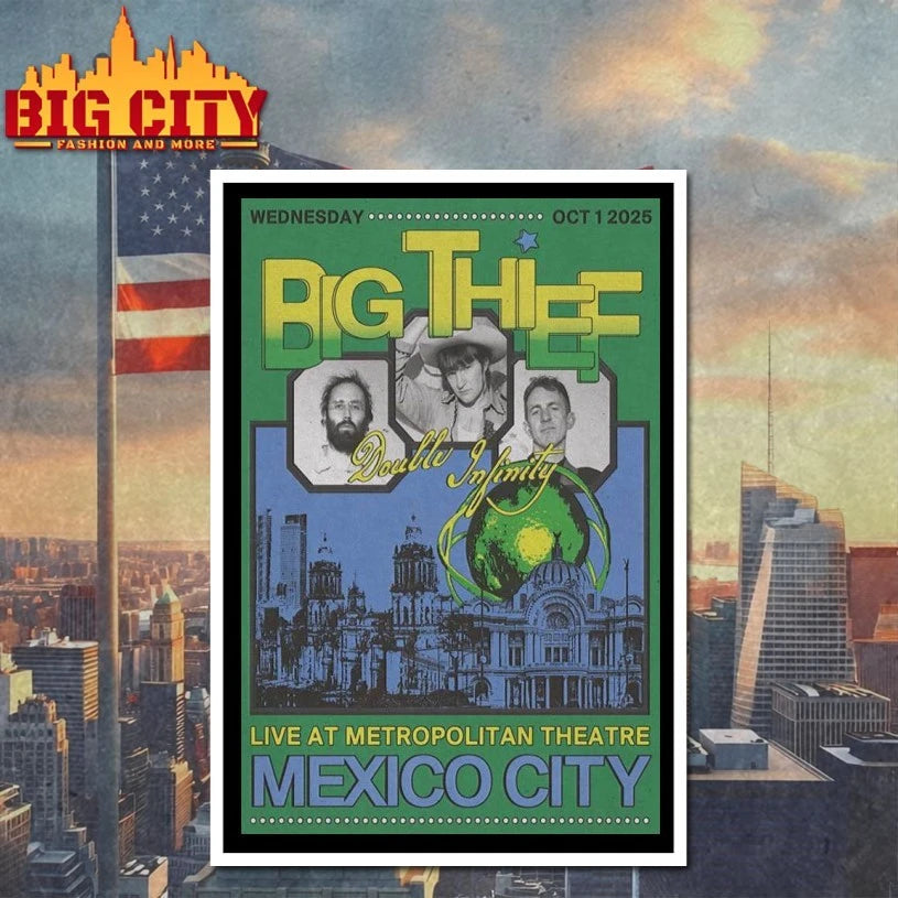 2025 Big Thief Tour Mexico City, MX Poster shirt