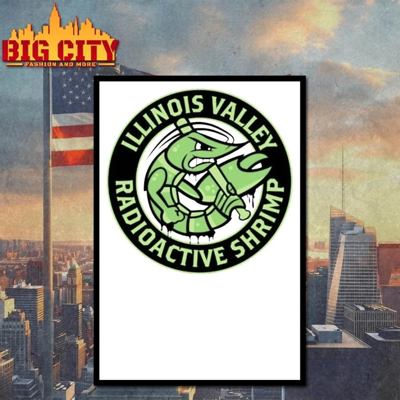 2025 Illinois Valley Radioactive Shrimp logo shirt