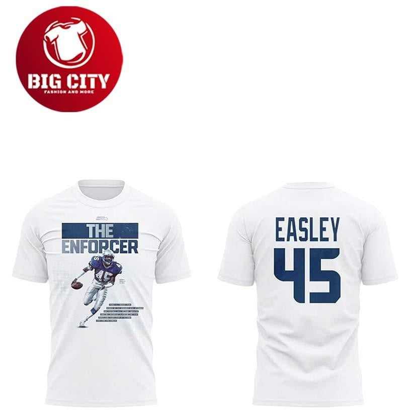 2026 Seahawks The Enforcer Kenny Easley 45 Two Sided Shirt