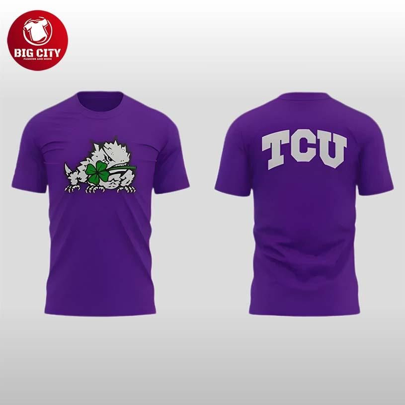2026 TCU Horned Frogs x Ireland Two Sided Shirt