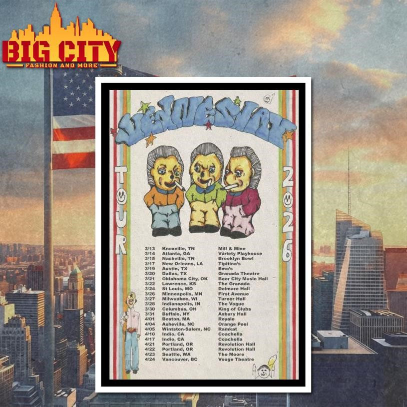 2026 US Tour Wednesday Announce Poster Shirt