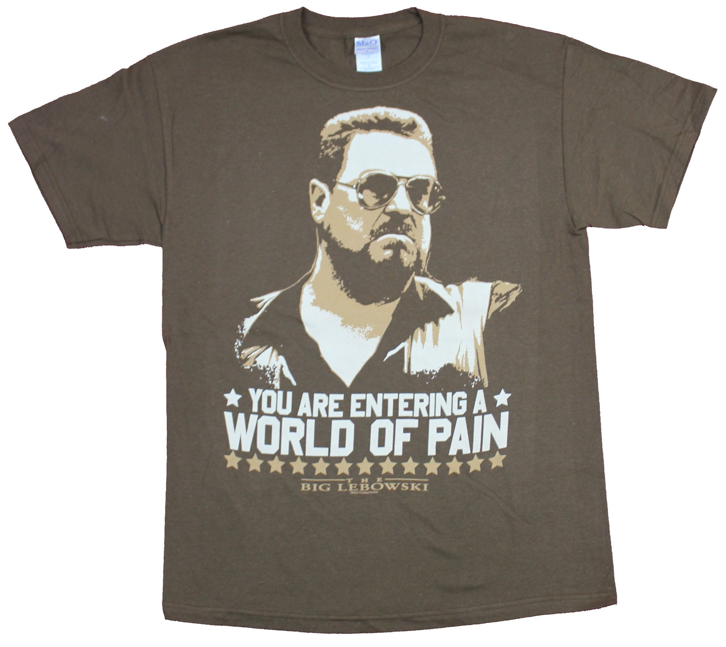The Big Lebowski Mens T-Shirt - Walter You Are Entering Into A World Of Pain