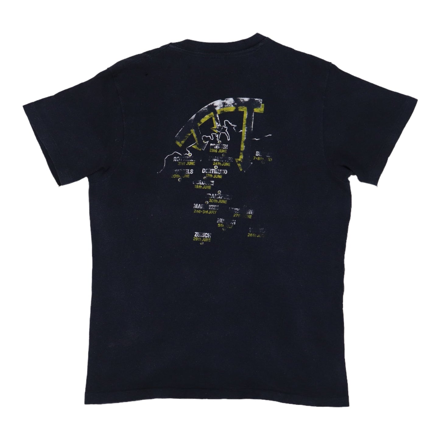 1980 Led Zeppelin Over Europe Tour Shirt Style001