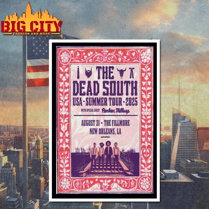 31 Aug 2025 The Fillmore The Dead South Event Poster Shirts