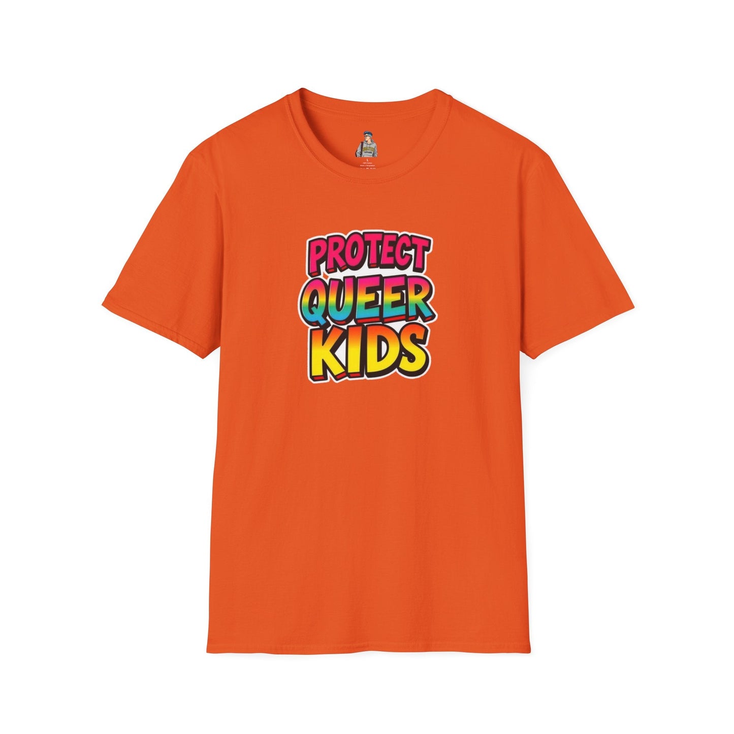 Protect Queer Kids Unisex Softstyle T-Shirt | Inclusive & Comfortable Tee