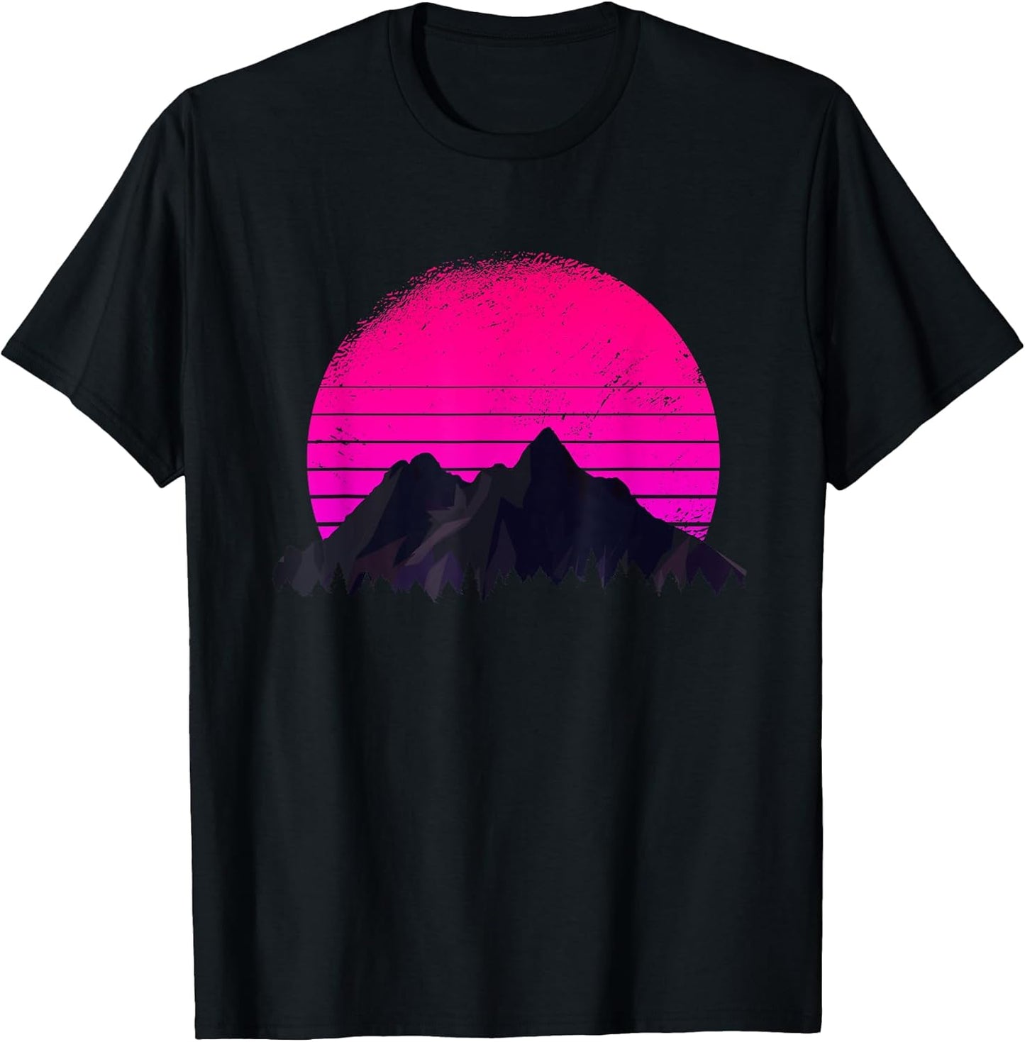 Cool Vaporwave Mountain Apparel