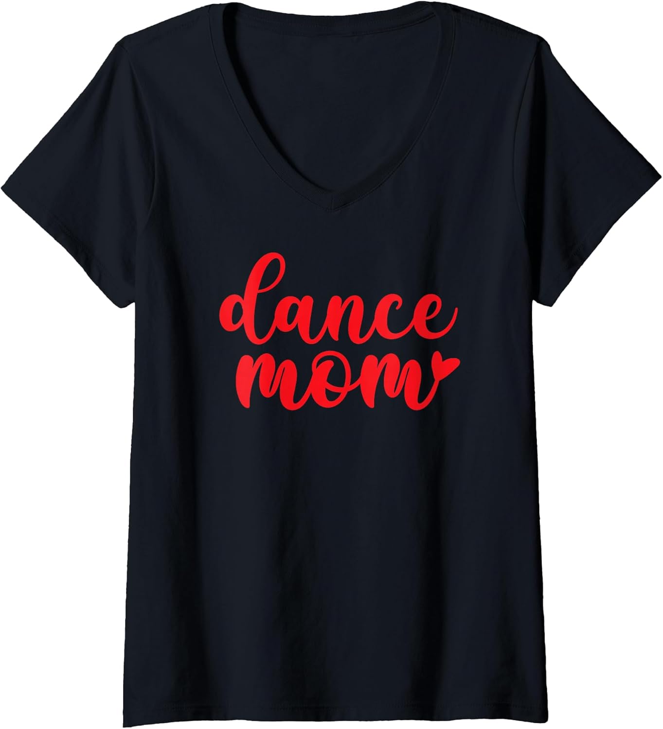 Red Dance Mom Heart Design for Women