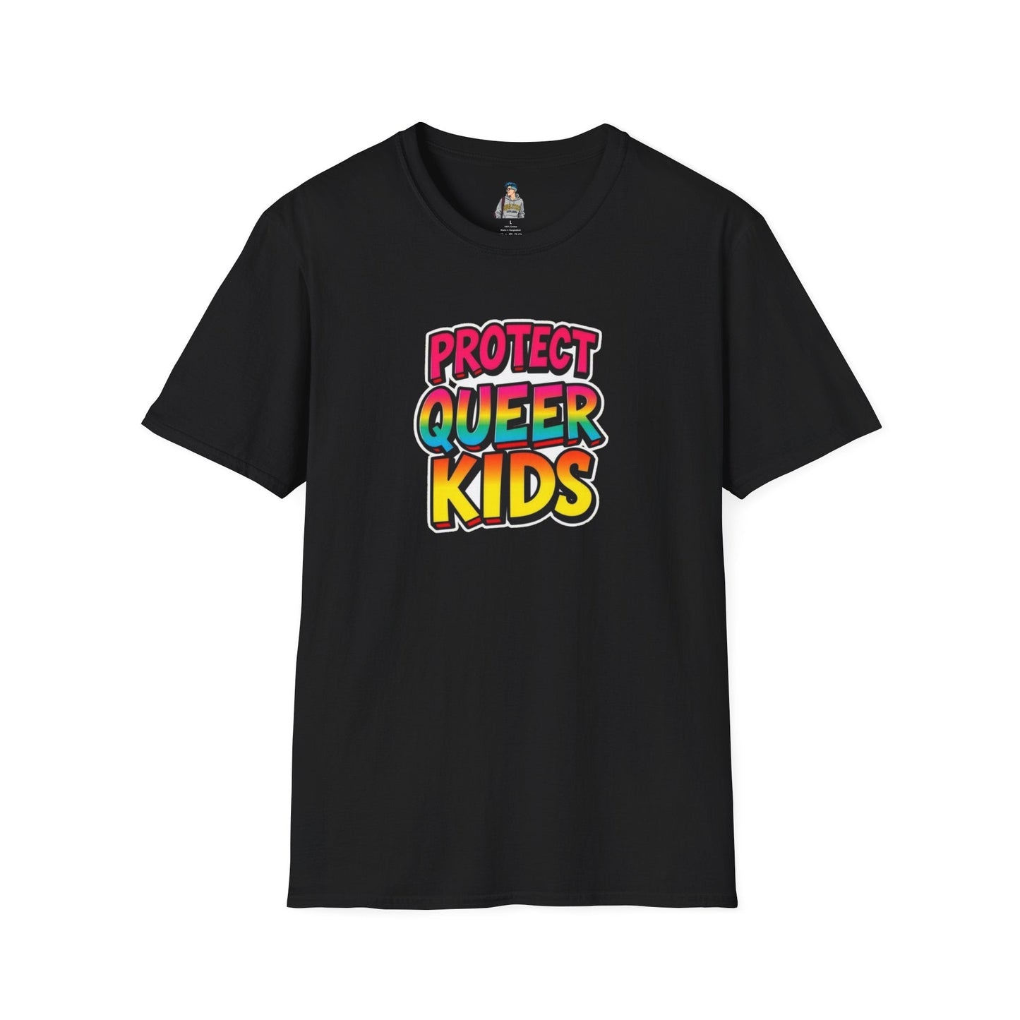 Protect Queer Kids Unisex Softstyle T-Shirt | Inclusive & Comfortable Tee