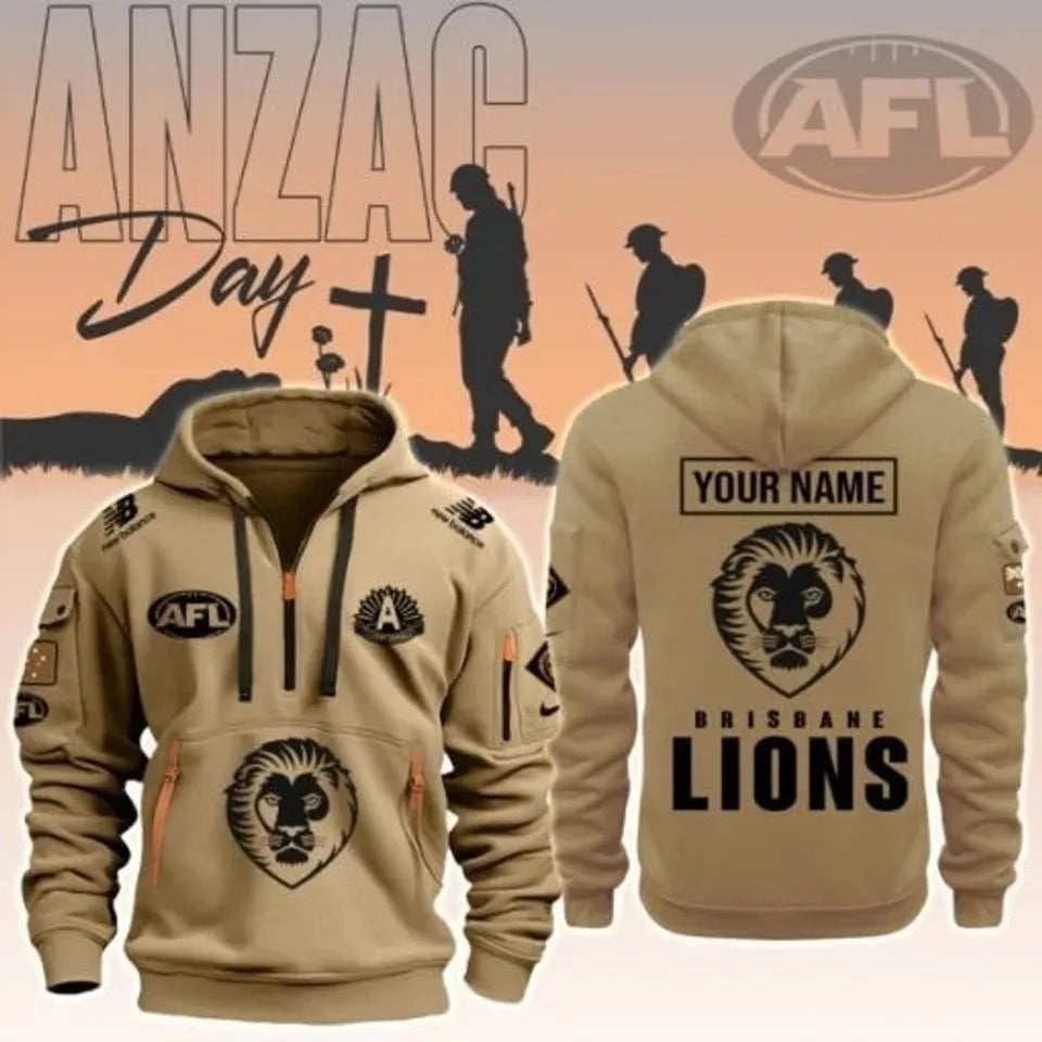 Lions Football Club – Anzac Day Tactical Hoodie