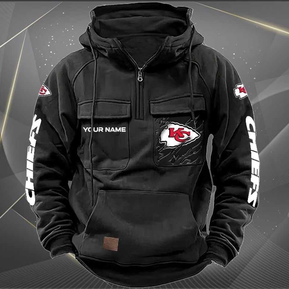 Chiefs Personalized Cargo Hoodie