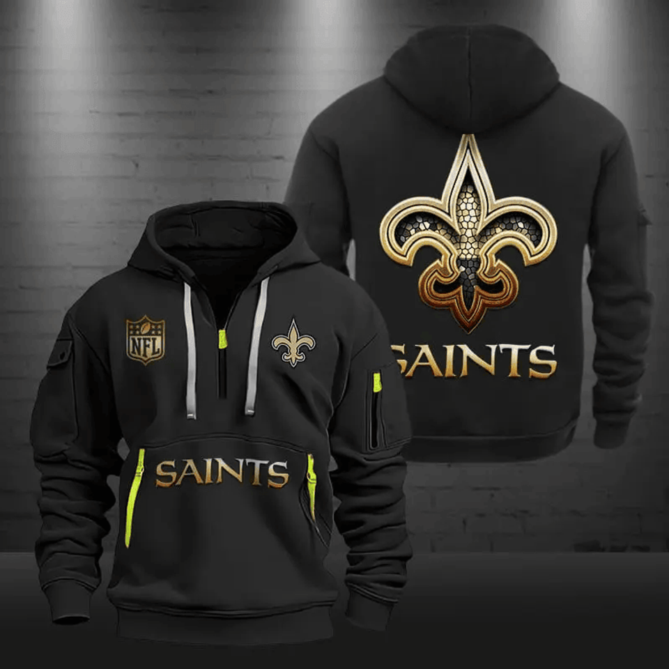 New OrleansSaints DMHT0619 Zip Hoodie Multicolor 2024 Edition - Sport9Design