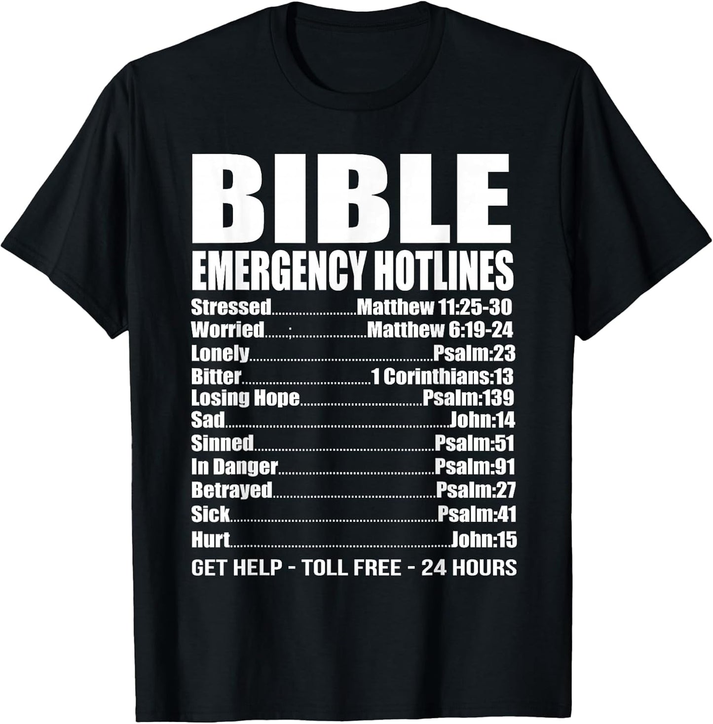 Positive Inspirational Christian Verse Quote Tees