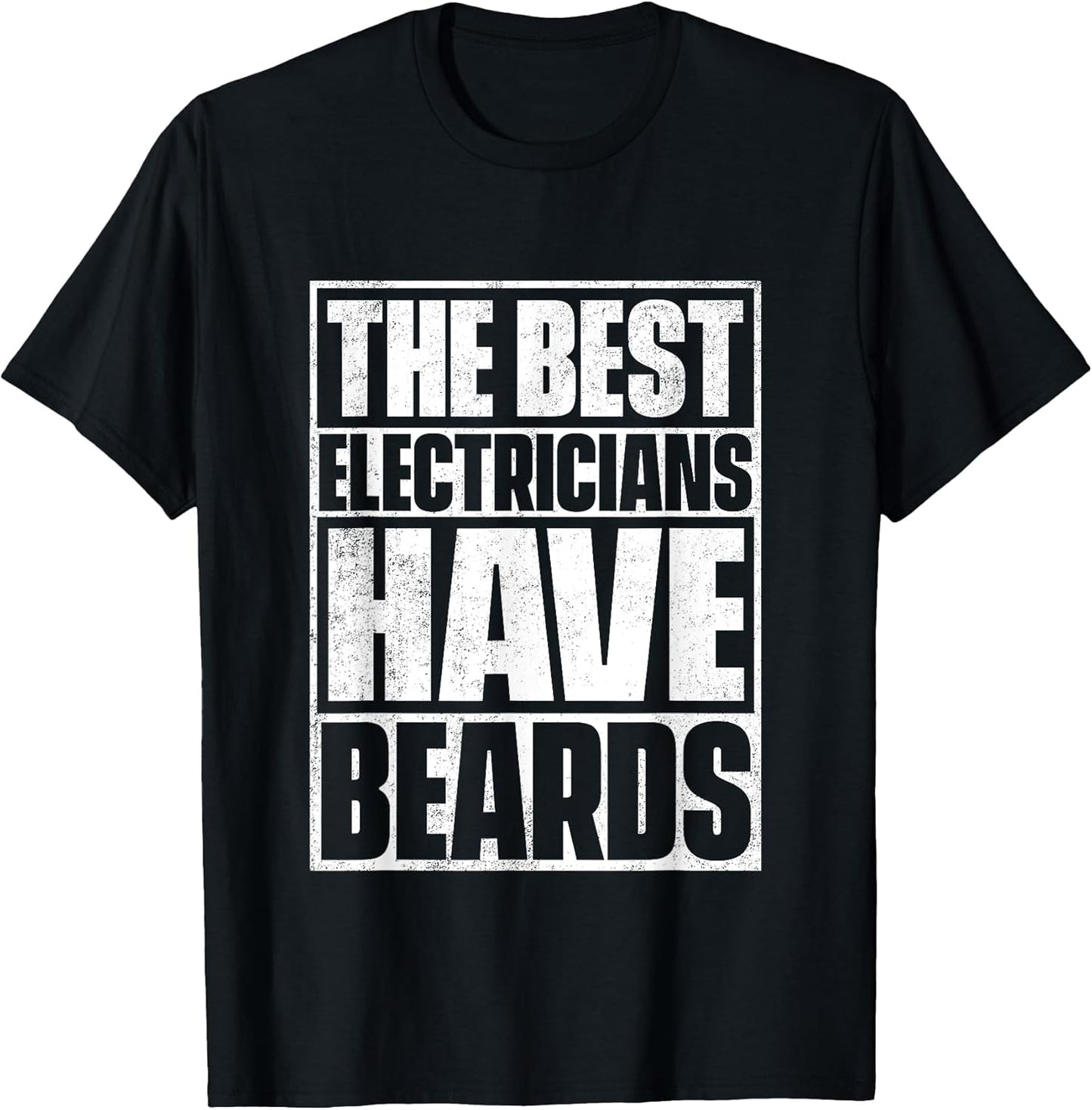 Funny Bearded Electrician Gift Shirt