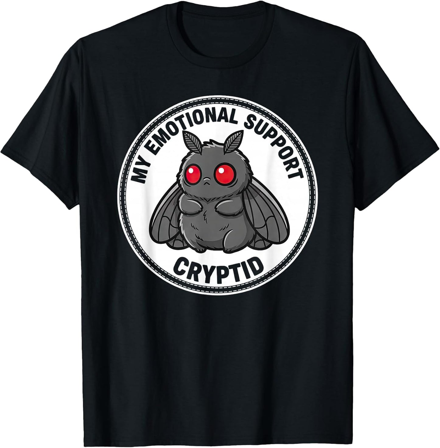 Cryptidcore Cute Mothman & Kawaii Goth Apparel