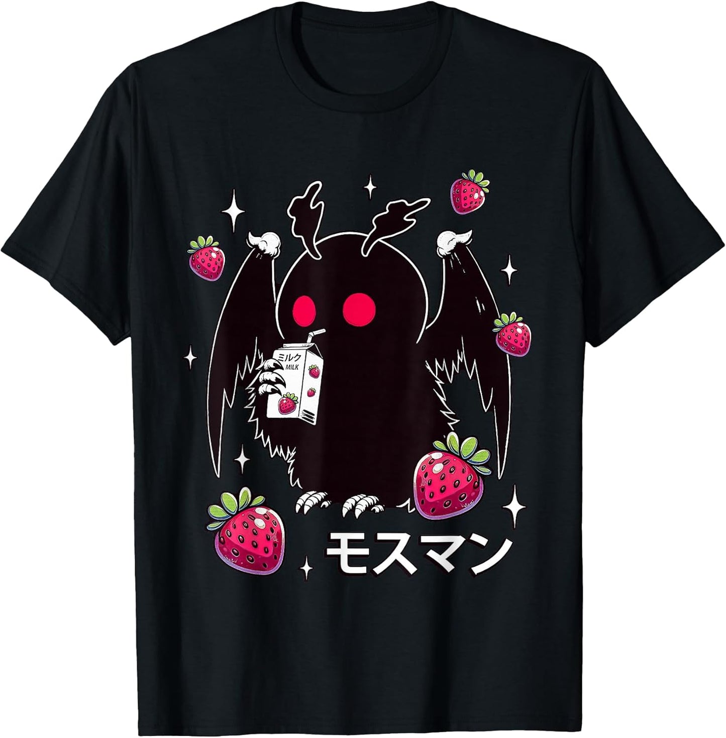 Japanese Otaku Anime Mothman Strawberry Milkshake