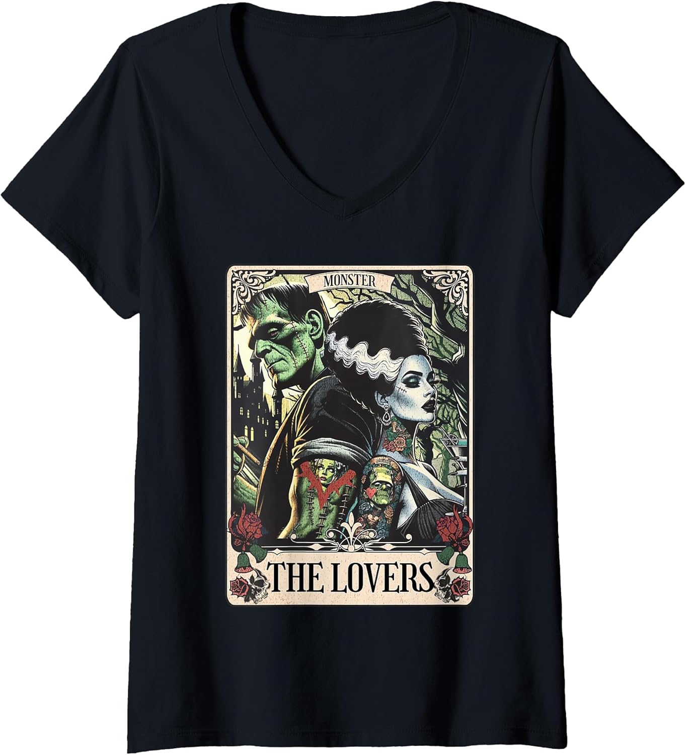The Lovers Tarot Card Spooky Halloween Women Men