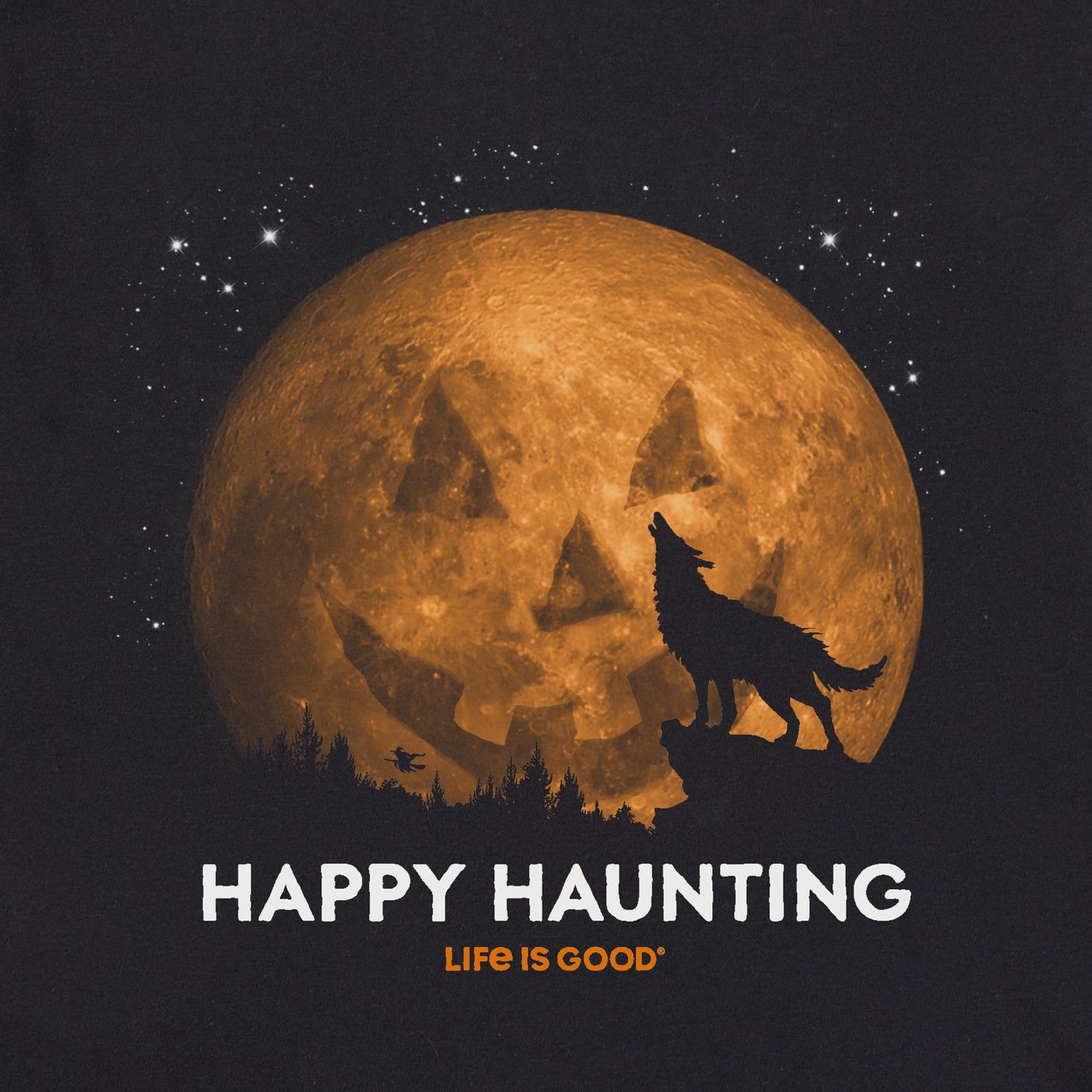 Men's Happy Haunting Short Sleeve Crusher Tee