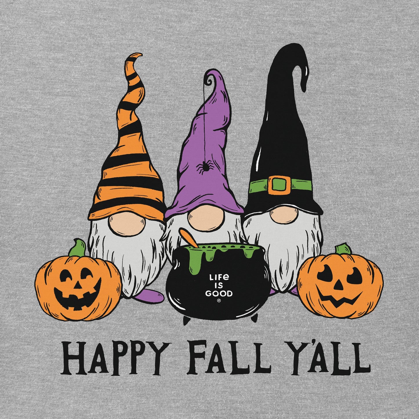 Women's Happy Fall Y'all Short Sleeve Crusher Tee