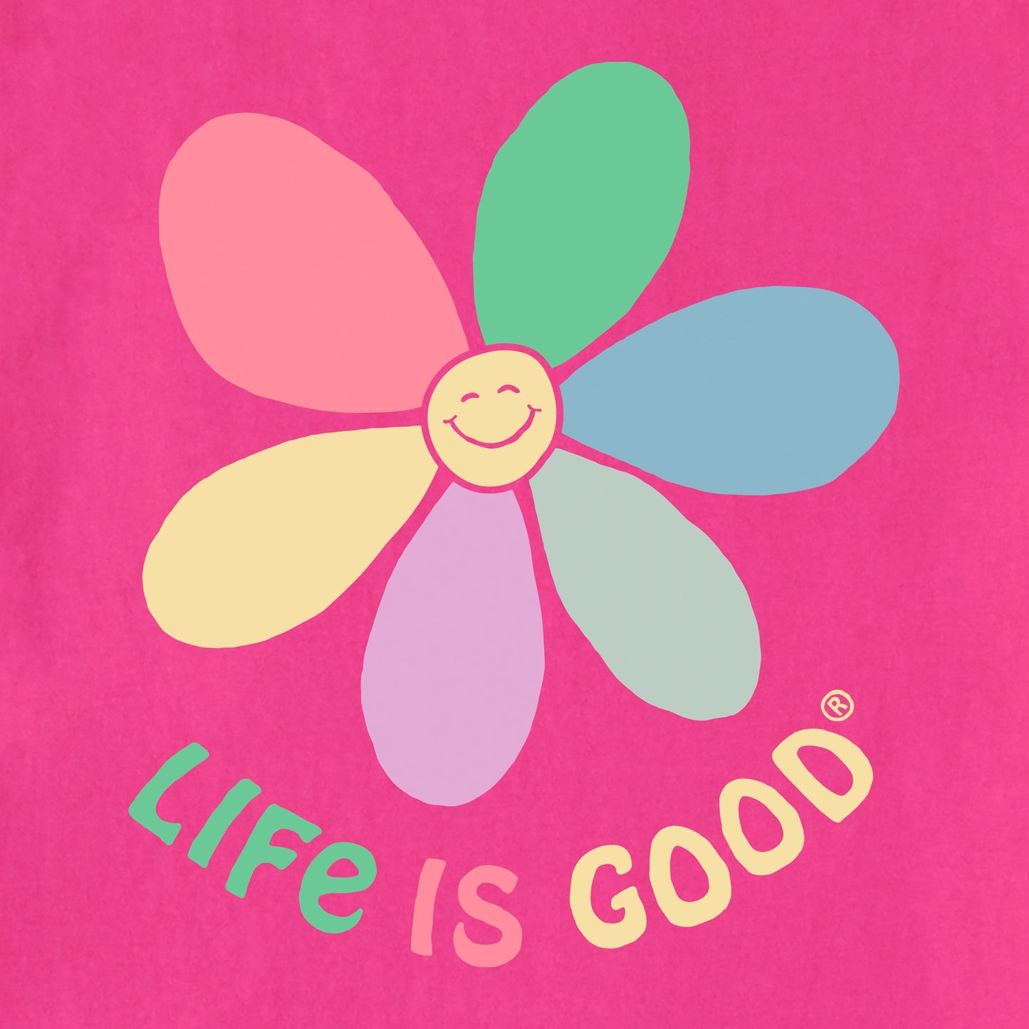 Kids Happy Daisy Short Sleeve Crusher Tee