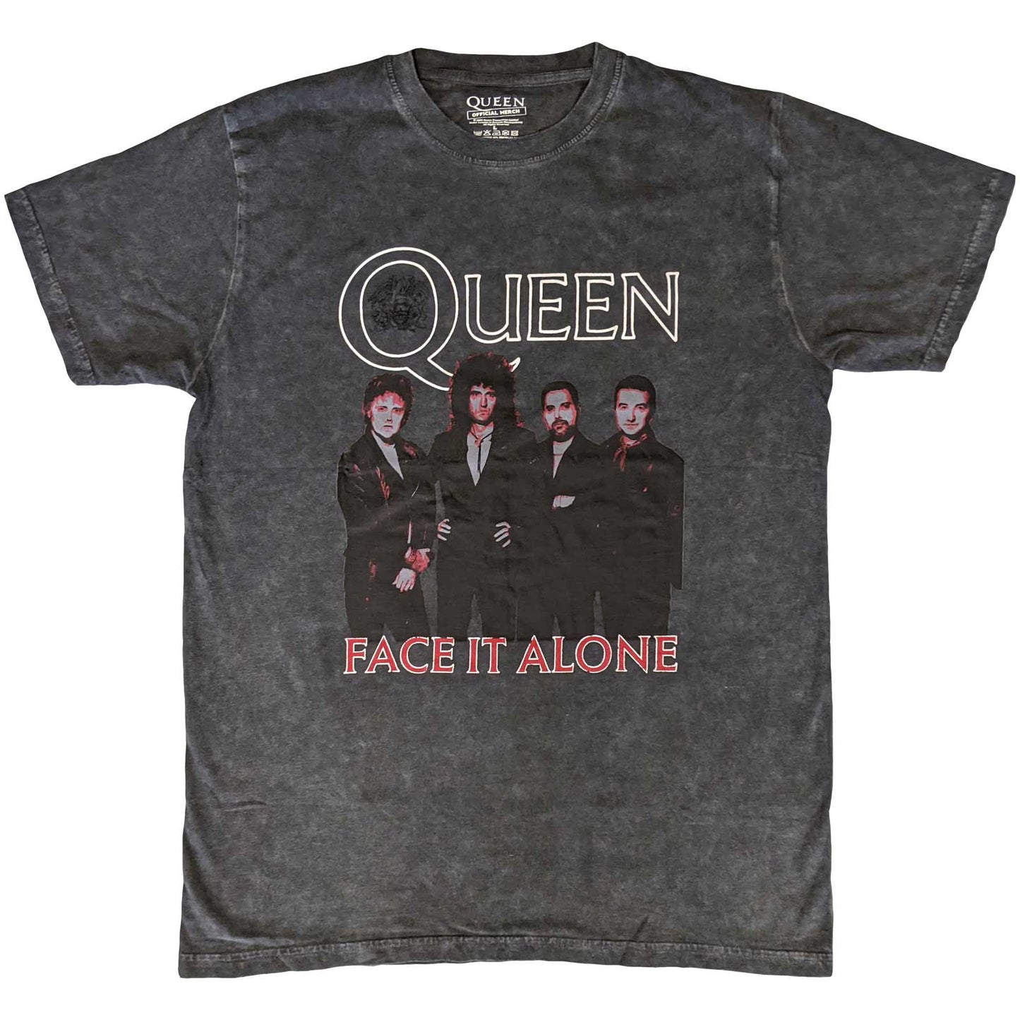 Queen T-Shirt: Face it Alone Band (Wash Collection)