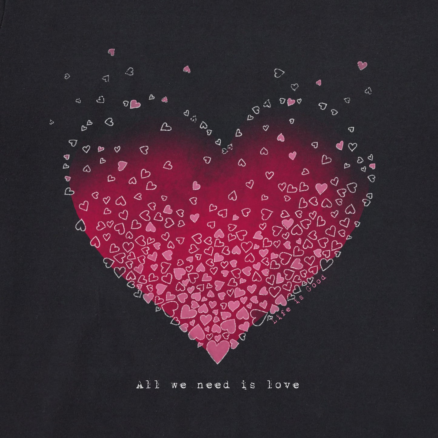 Women's Scattered Hearts Simply True Fleece Hoodie