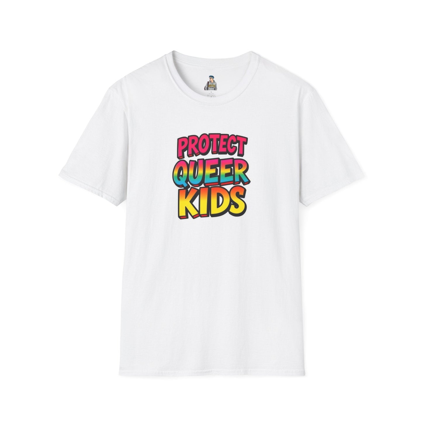 Protect Queer Kids Unisex Softstyle T-Shirt | Inclusive & Comfortable Tee