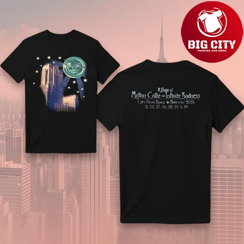 A Night of Mellon Collie Nov 2025 Two Sided Shirt