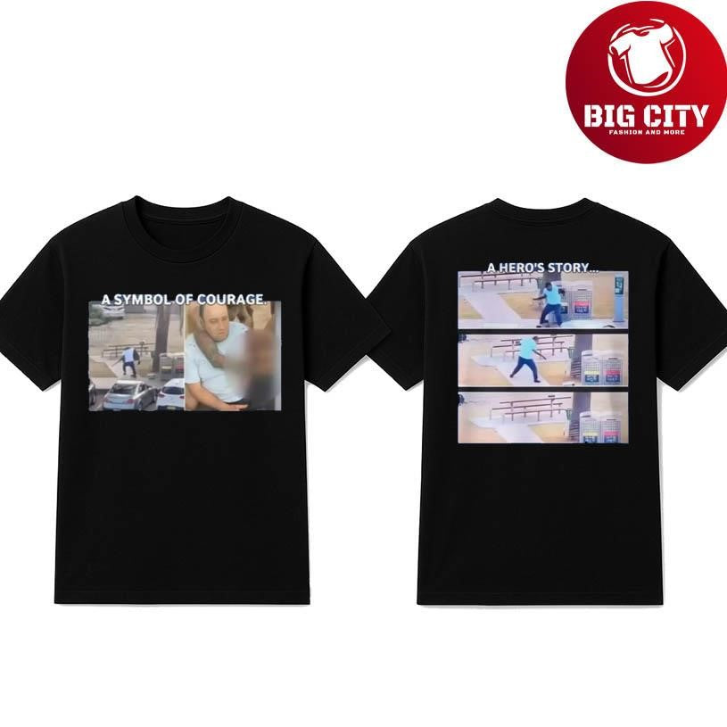 A Symbol Of Courage A Hero’s Story Two Sided Shirt