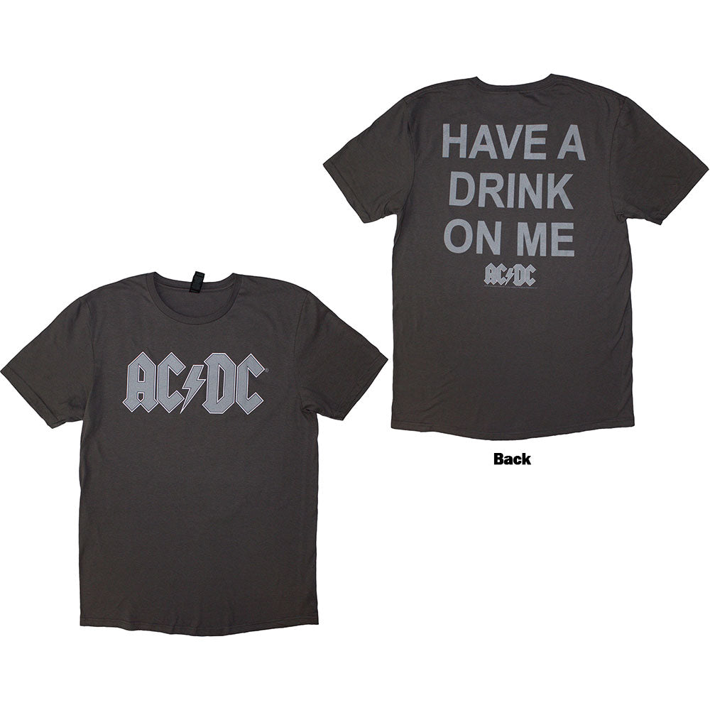 AC/DC T-Shirt: Have A Drink On Me (Back Print)