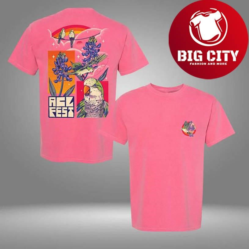 ACL Music Festival 2025 Merch Bird Pocket Shirt