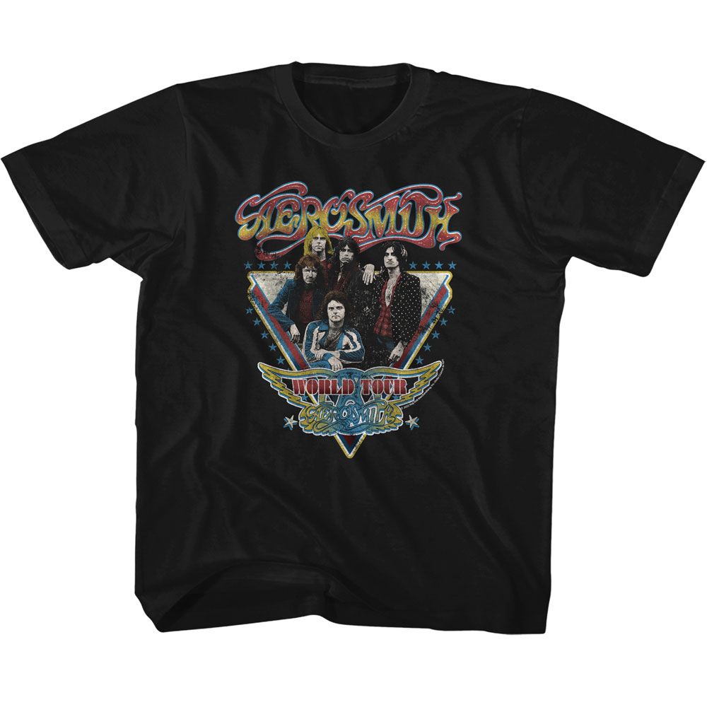 AEROSMITH Kids T-Shirt, WORLD TOUR