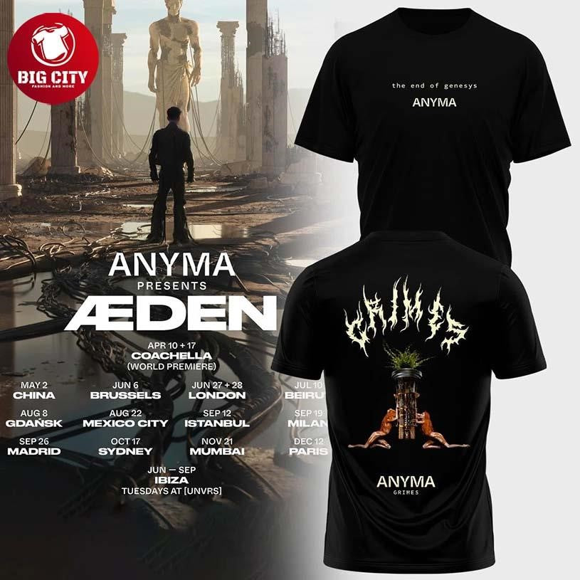 ANYMA presents AEDEN Special Edition Two Sided Shirt