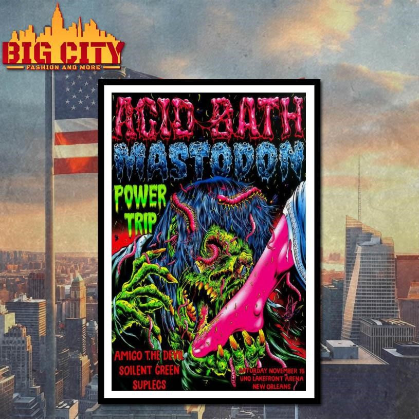 Acid Bath Nov 15 2025 In New Orleans, LA Poster Shirt