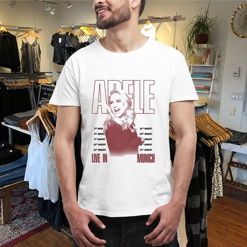 Adele Live In Munich Pink Lips T-shirts
