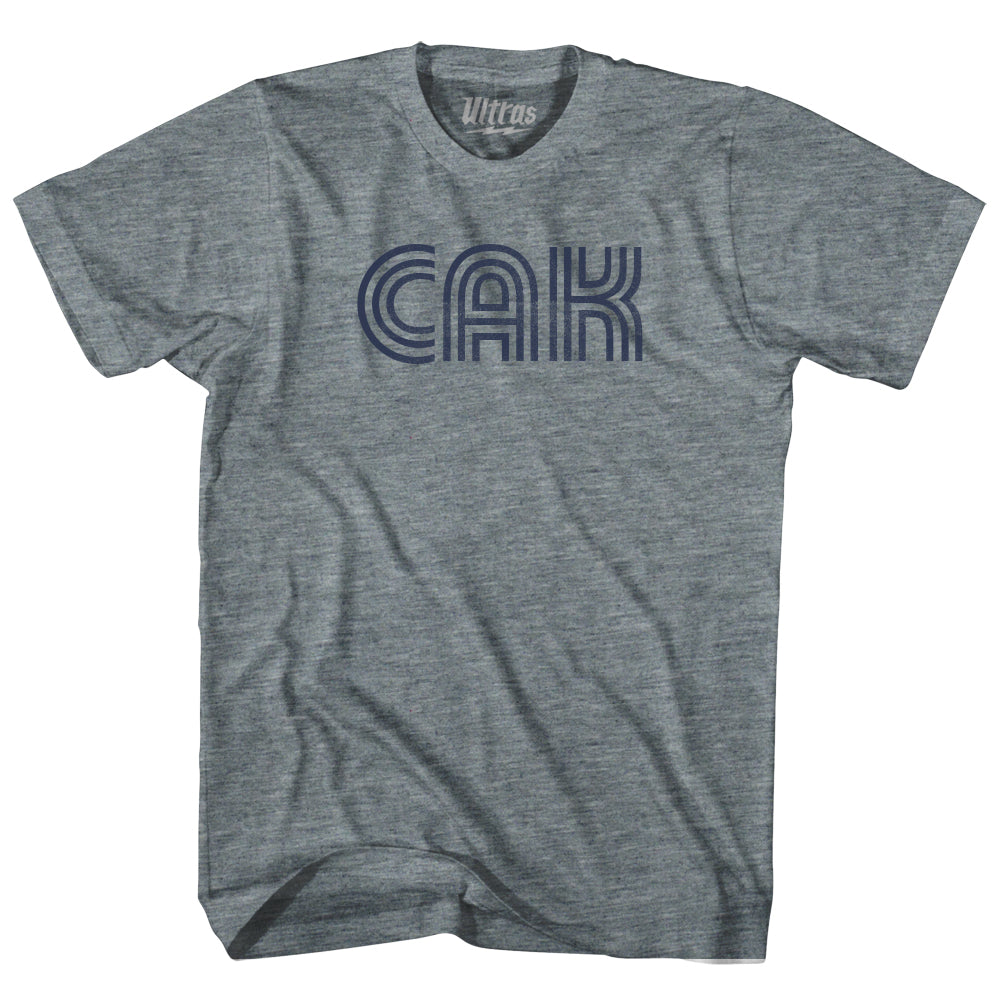 Akron CAK Airport Adult Tri-Blend T-shirt Style005