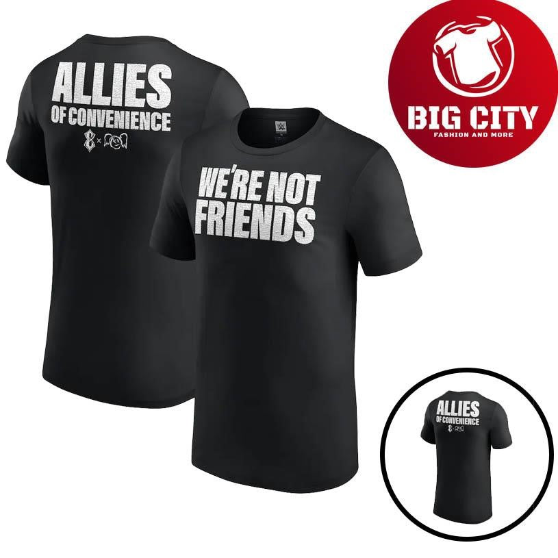Alexa Bliss & Charlotte Flair We’re Not Friends Two Sided Shirt