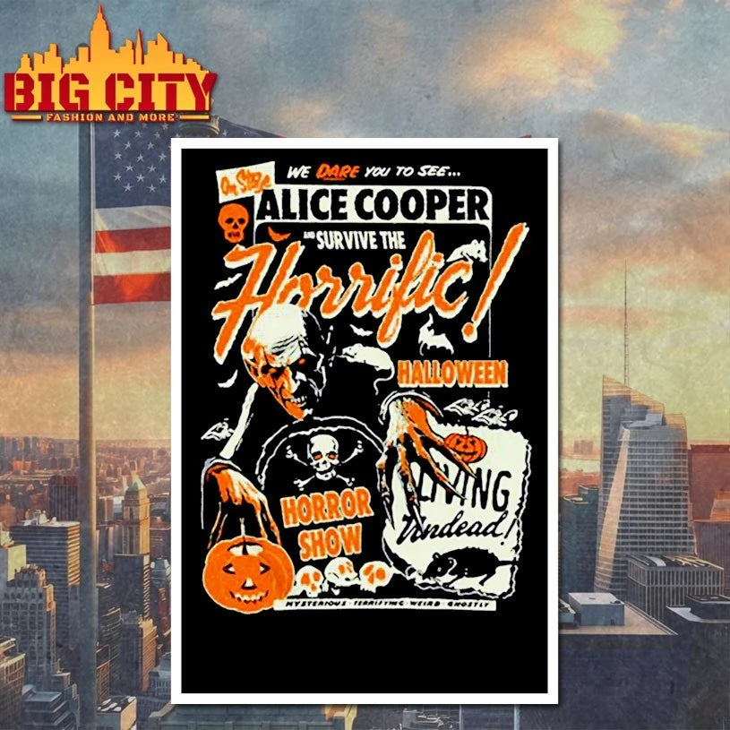 Alice Cooper Horrific Halloween Horror Show 2025 Shirt