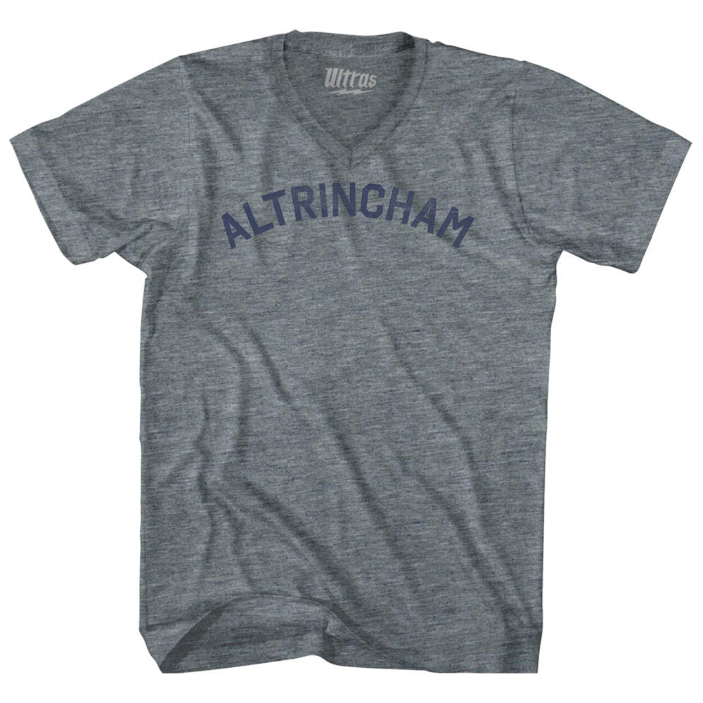 Altrincham Tri-Blend V-neck Womens Junior Cut T-shirt